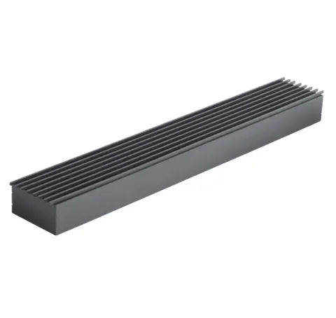 Камінна решітка чорна DARCO LOFT KRR 650x100 (KRR650x100-ML.CZ) — Photo 2