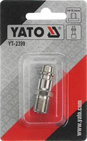 Швидке з'єднання-наконечник YATO (YT-2399) 1/4" — Photo 1