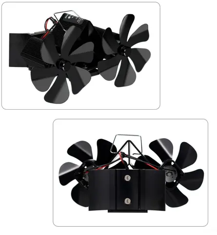 Вентилятор на теплову енергію Ecofan Canada DUO Plum (на трубу димоходу) — Photo 8