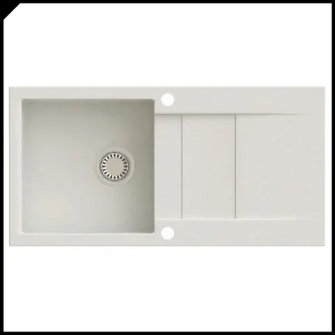 Гранітна кухонна мийка AXIS Cascada 40, сіра (1.172.151.59) — Photo 3