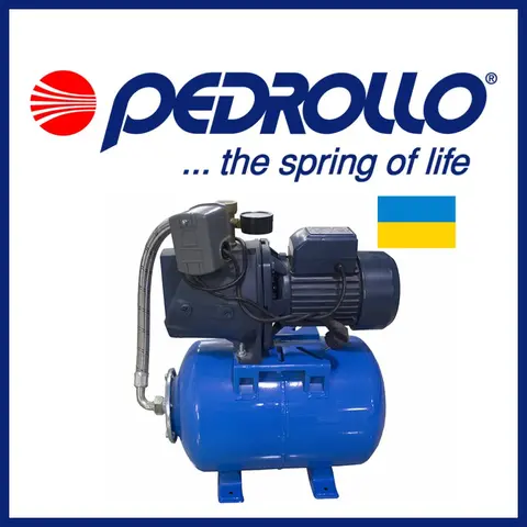 Насосна станція Pedrollo JSWm 10M 24L (Китай) — Photo 3