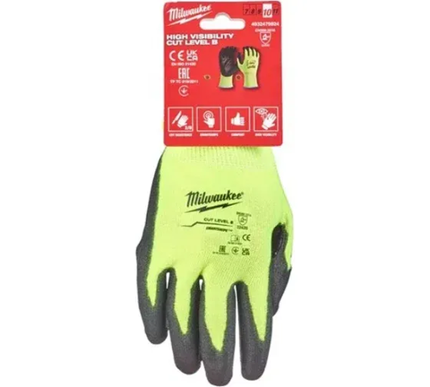 Рукавиці Milwaukee Hi-Vis 8/M сигнальні (4932479922) — Photo 3