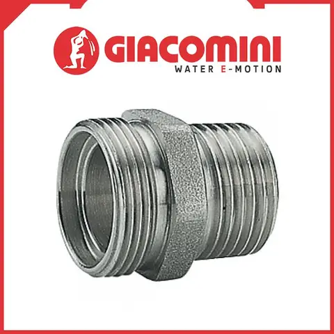 Перехідник із зовнішнім різьбленням GIACOMINI (R180RХ021) 3/4"х18мм — Photo 4