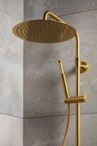 Душова система KFA ARMATURA MOZA PREMIUM GOLD із термостатичним змішувачем 5736-920-31 — Photo 9