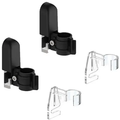 Кріплення для трубчастого радіатора MB DeLonghi чорне (компл. 2 шт.) (60201002VEBTML) — Photo 4