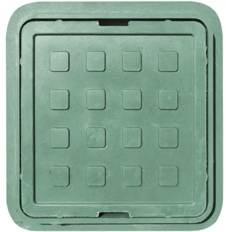 Люк полімер-піщаний прямокутний 40x45см — Photo 2