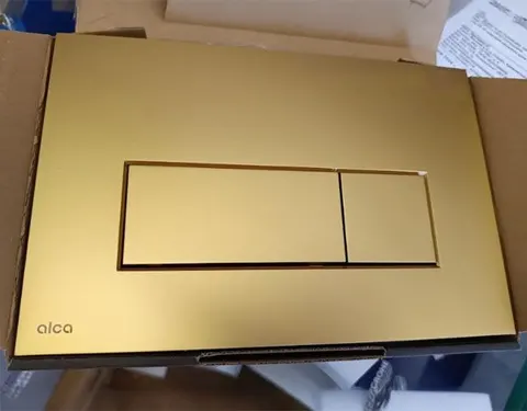 Кнопка для встановлення Alca Drain M57-GM GOLD-мат — Photo 9