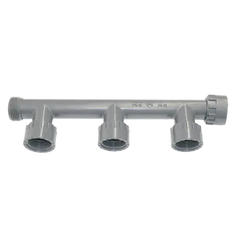 Колектор для клапанів поливу Coraplax (Aquaram) Manifold 1" PN10 — Photo 4