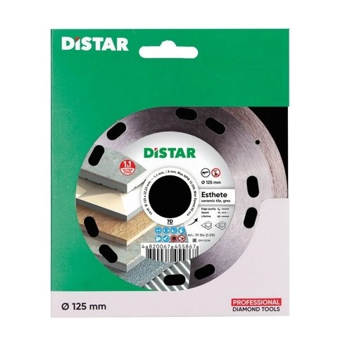 Коло алмазне відрізне по кераміці Distar 1A1R 125 Esthete (11115421010) — Photo 9