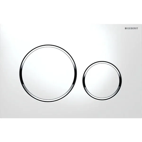 Кнопка для інсталяції "Geberit" Sigma 20 білий/хром (115.882.KJ.1) — Photo 3