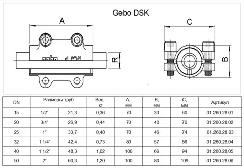 Хомут ремонтний GEBO DSK — Photo 3