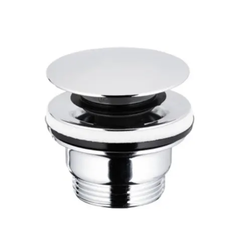 Донний клапан CLICK-CLACK KFA Armatura 5/4" пробка велика круг, ХРОМ (660-320-00) — Photo 2