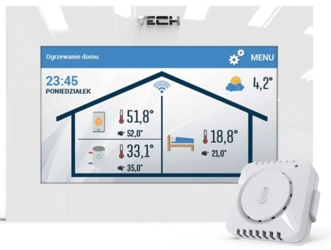 TECH Кімнатний термостат ST-2801 WIFI + OpenTherm (Білий) — Photo 3