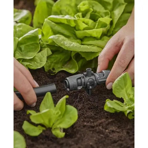 З'єднувач T-подібний для мікронасадок Gardena Micro-Drip System Quick & Easy для шлангів 13 мм, 5 шт (13206-20) — Photo 9