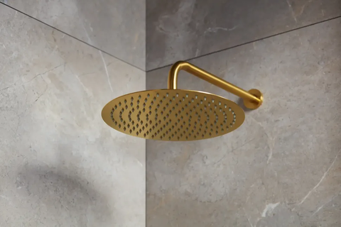 Душева система прихованого монтажу KFA ARMATURA MOZA GOLD золото 5039-501-31 — Photo 7