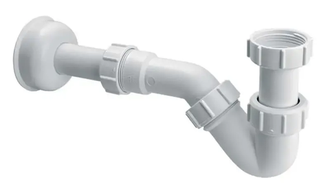 Сифон для Біде McAlpine 1 1/4х32 з розетою (HC23) — Photo 2