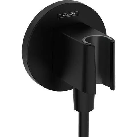 Hansgrohe Шлангове під'єднання FixFit S, ЧОРНИЙ матовий (з тримачем ручного душу) (26888670) — Photo 2