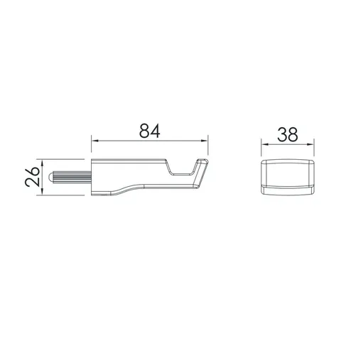 IMPRESE GRAFIKY гачок одинарний (ZMK041807210) — Photo 3