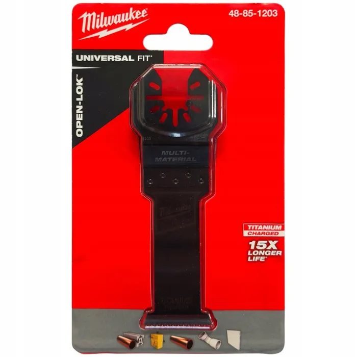 Milwaukee Полотно OPEN-LOK Bi-Metal Ti для мультиінструмента 32x55 мм (мультиматеріал) (48851203) — Photo 1