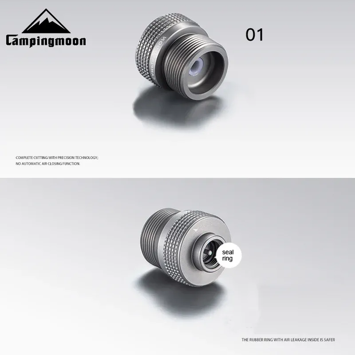 Перехідник адаптер для газового пальника Campingmoon Z20 1" х 7/16" (USA/EU) — Photo 2