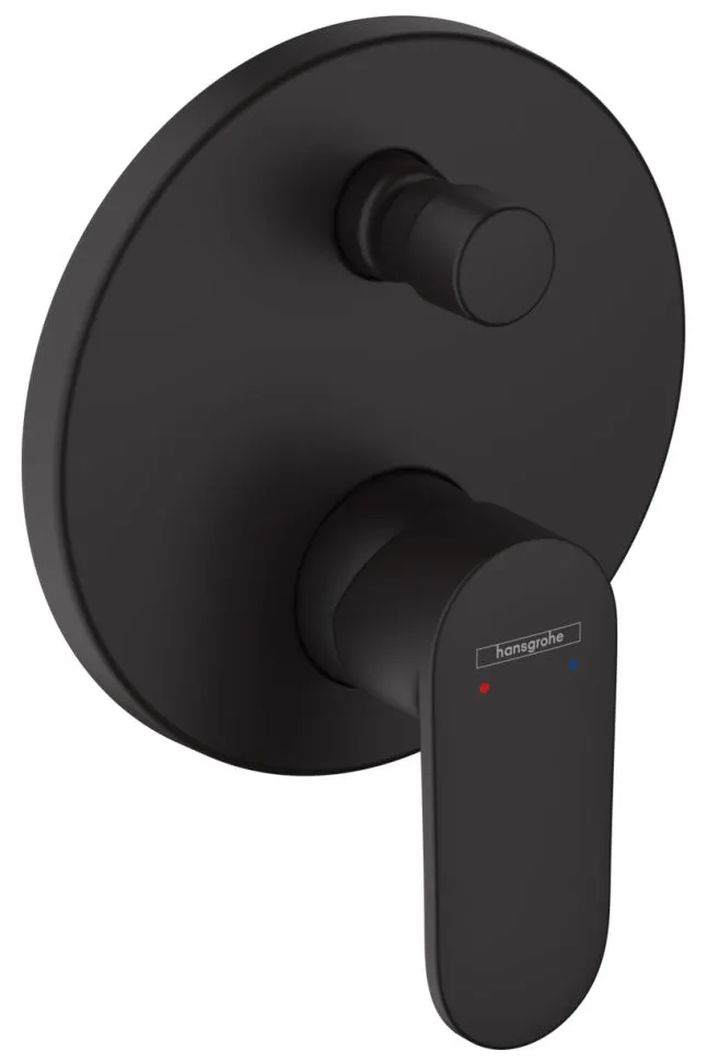 Hansgrohe Змішувач Vernis Blend вбудований для ванни/душу 2 положення, для IBOX, ЧОРНИЙ матовий (71466670)