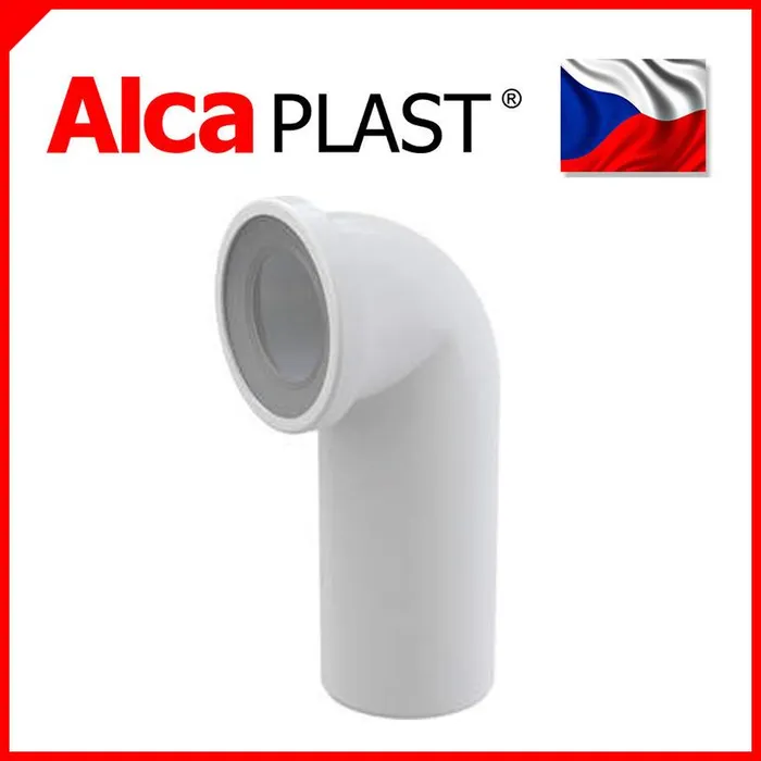 Коліно для унітазу Alca Drain 90° (А90-90) — Photo 1