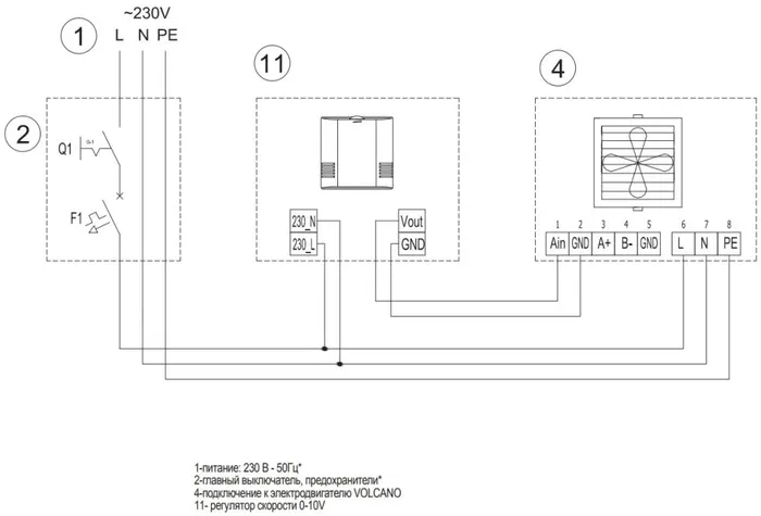 Потенціометр (регулятор швидкості обертання) VR EC (0-10V) для VOLCANO (1-4-0101-0453) — Photo 1