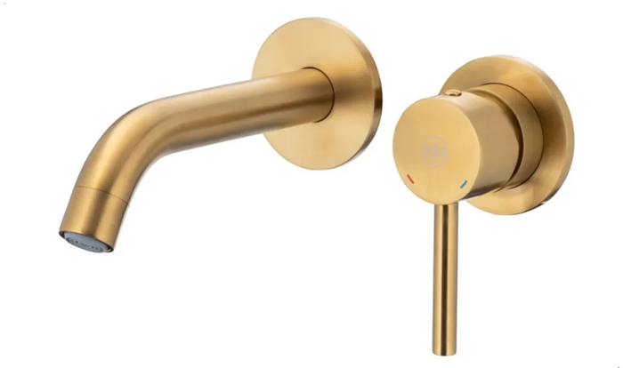 KFA Armatura Змішувач MOZA Gold для умивальника, вбудований монтаж (5039-810-31)