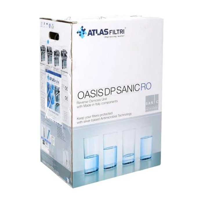 Система зворотного осмосу Atlas Filtri OASIS DP SANIC PUMP з антибактеріальним насосом (SE6075320) — Photo 1