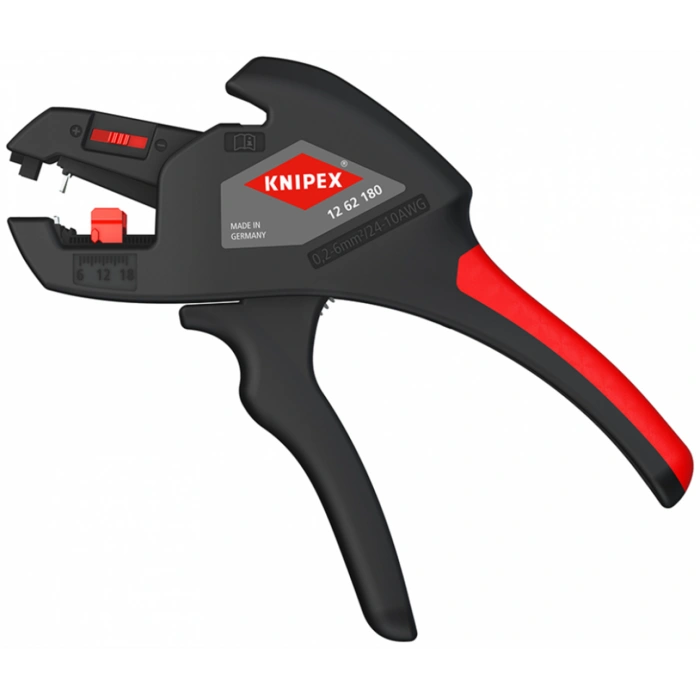 Автоматичний інструмент для видалення ізоляції KNIPEX, 12 62 180 N — Photo 1