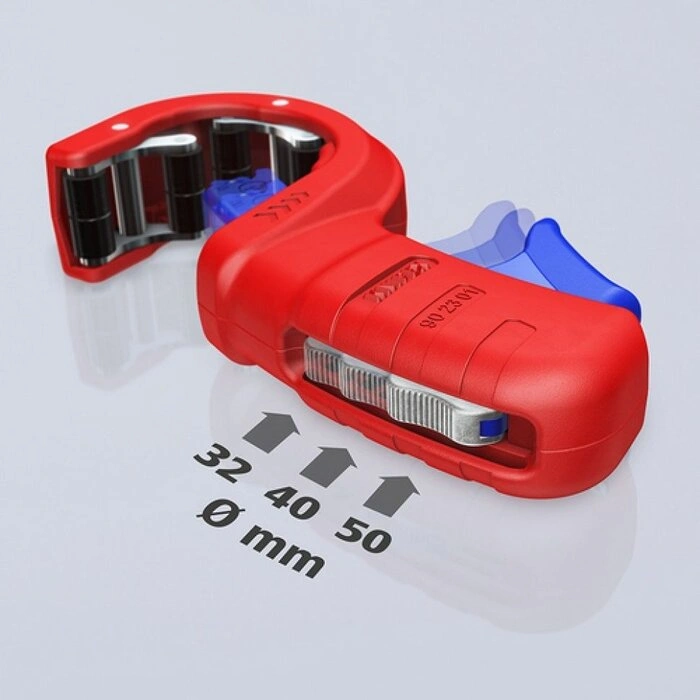 Труборіз для каналізаційних труб Ø32/40/50мм KNIPEX 90 23 01 BK — Photo 6