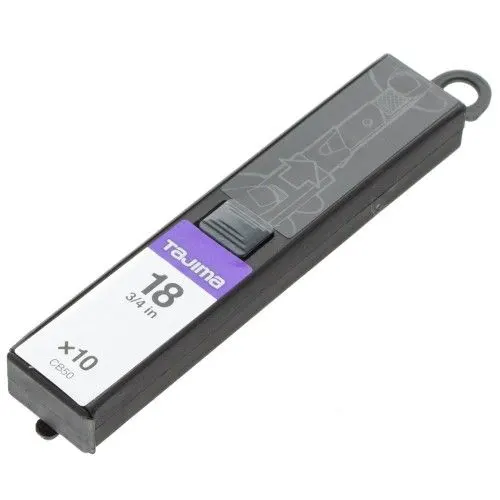 Сегментные лезвия 18мм TAJIMA DORA Premium Endura Blades (CB50) 10 шт.