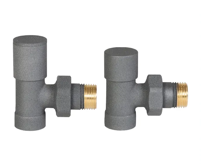 Комплект кранів INVENA CZ-32-K15 1/2х1/2" графіт