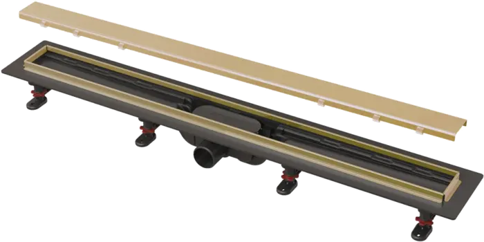 Душовий трап Alca Drain APZ20-650-GB Simple Gold-шліфований мат