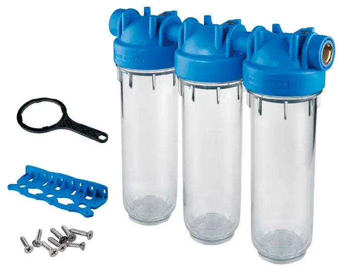 Фільтр-колба Atlas Filtri DP 10" DUO /TRIO 1" OT TS KIT — Photo 1