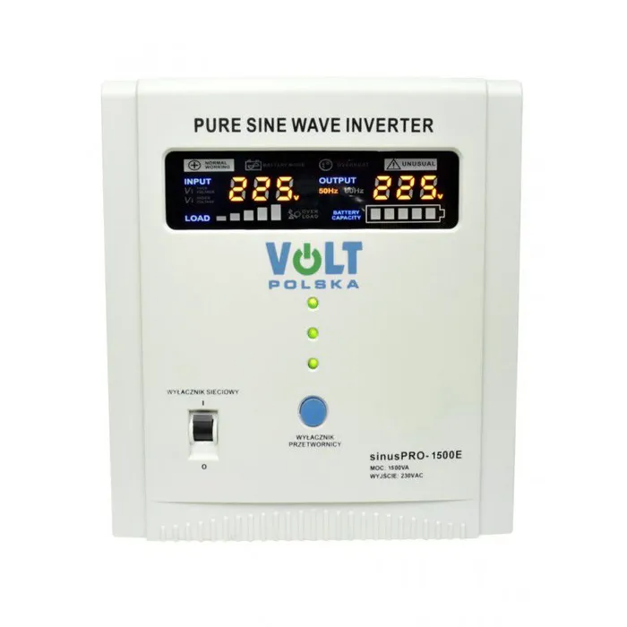 Перетворювач (інвертор) напруги VOLT POLSKA SinusPRO 1500E (1000W) (3SP091512E) — Photo 1
