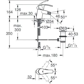 Змішувач для біде Grohe Eurosmart S-Size (32929002) — Photo 2