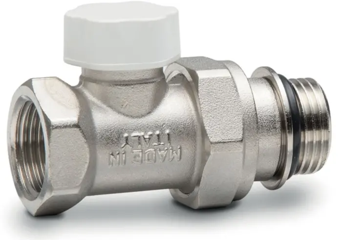 Кран радіаторний нижній прямий Luxor Easy DD 125 DN15, 1/2" (11262103)