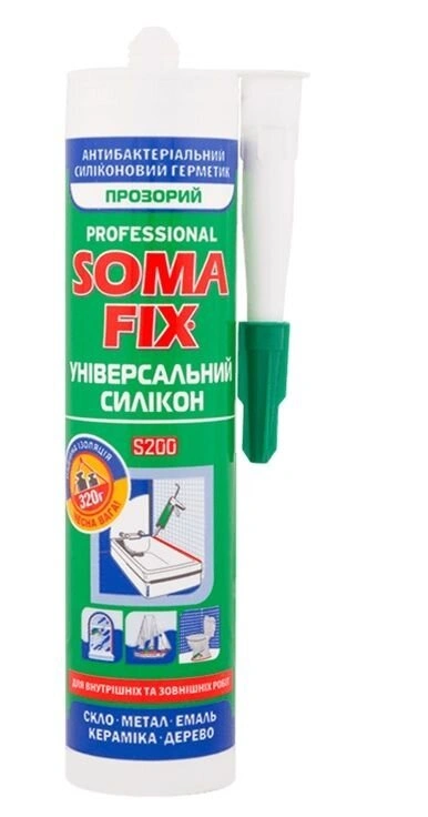 SOMA FIX Силікон Прозорий (280мл) (S200)