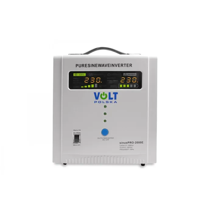 Перетворювач (інвертор) напруги VOLT POLSKA SinusPRO 2000 E (1200W) (12V/20A) (3SP092012E)