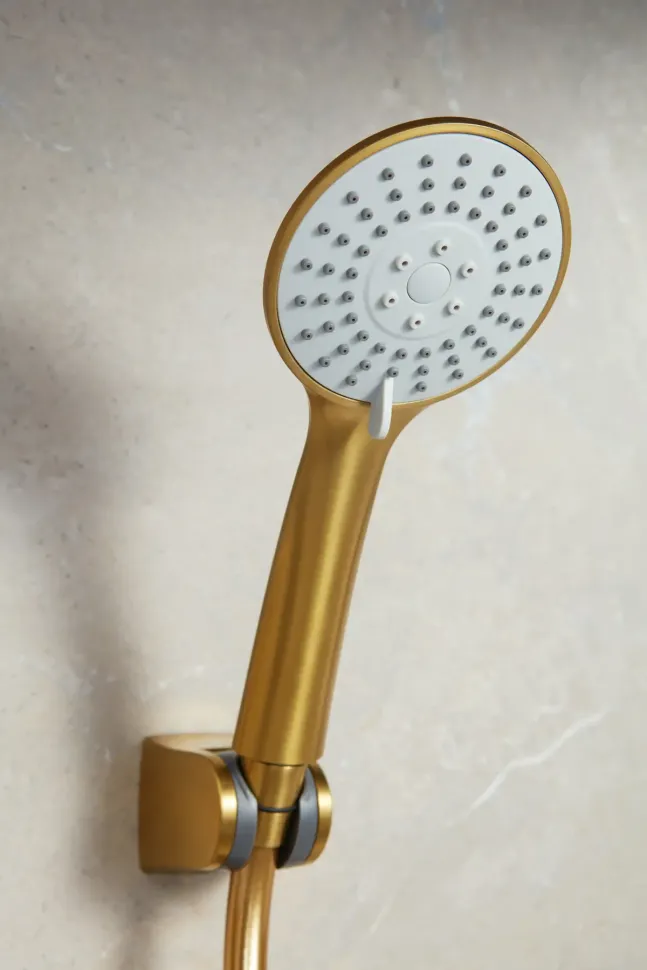 Точковий душ (лійка) KFA ARMATURA MOZA BRUSHED GOLD 841-220-31 золото — Photo 3