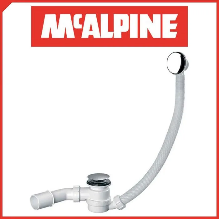 Сифон автомат для ванн McAlpine HC2600CL злив/перелив — Photo 1