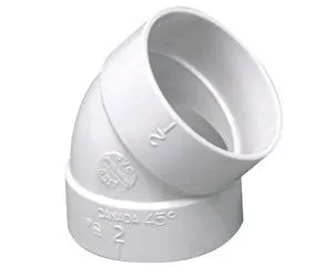 Коліно VACULINE 45° в/в (765517W)