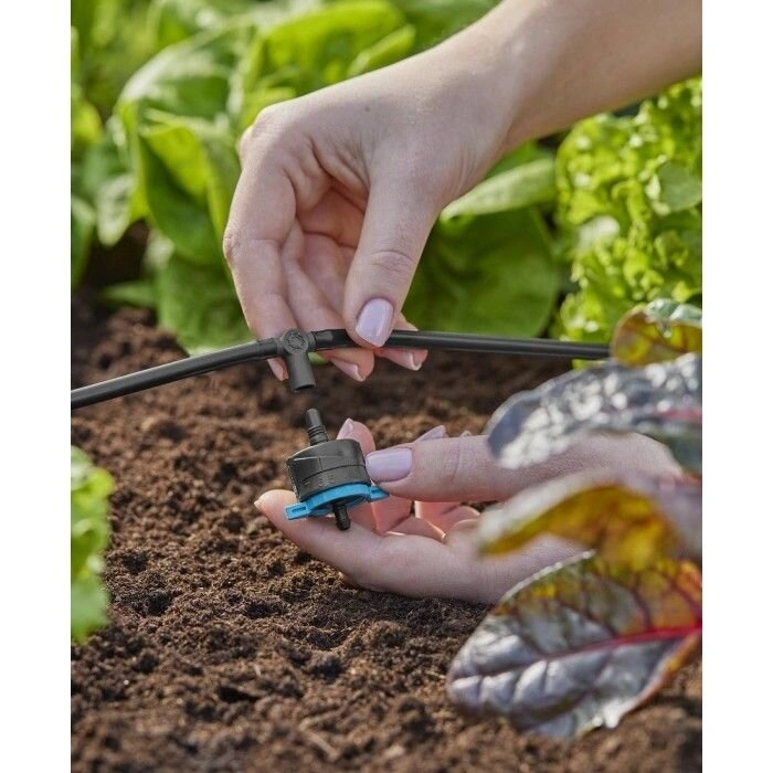 Крапельниця Gardena Micro-Drip-System кінцева тиск, що вирівнює 1-8 л/год, 5 шт (13304-20) — Photo 3