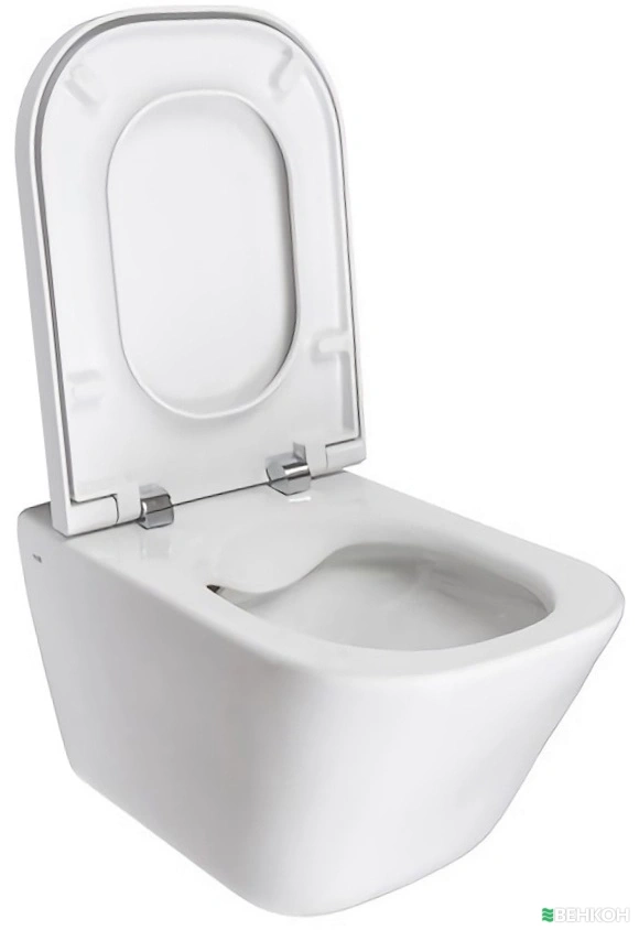 ROCA Унітаз підвісний GAP Rimless + сидіння slow-closing (A34H47C000) — Photo 2