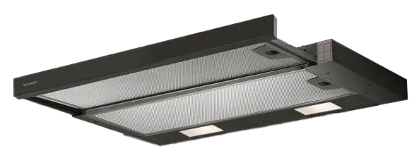 Витяжка кухонна Faber Flexa Ng Hip Bk A60 телескопічна 60см, 701м3/г, чорна (315.0635.109)