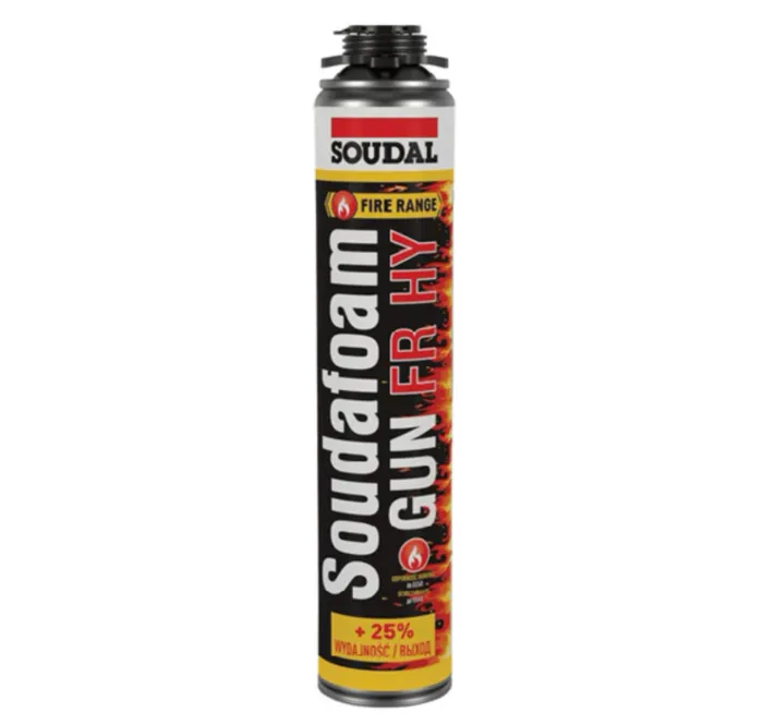 SOUDAL Піна Soudafoam FR Gun вогнестійка (професійна, 750мл) (0000100000750RFG)