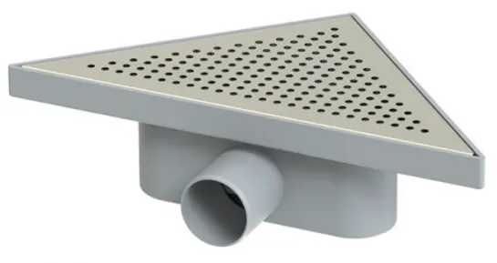 Трап для душу Valtemo кутовий Ø50 бічний вихід VDR-710305