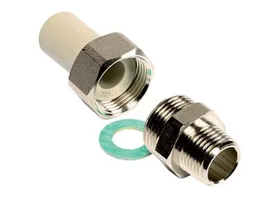PP-R EKOplastik Розбірне з'єднання 20x1/2"зовн. (SSE02020RCT)