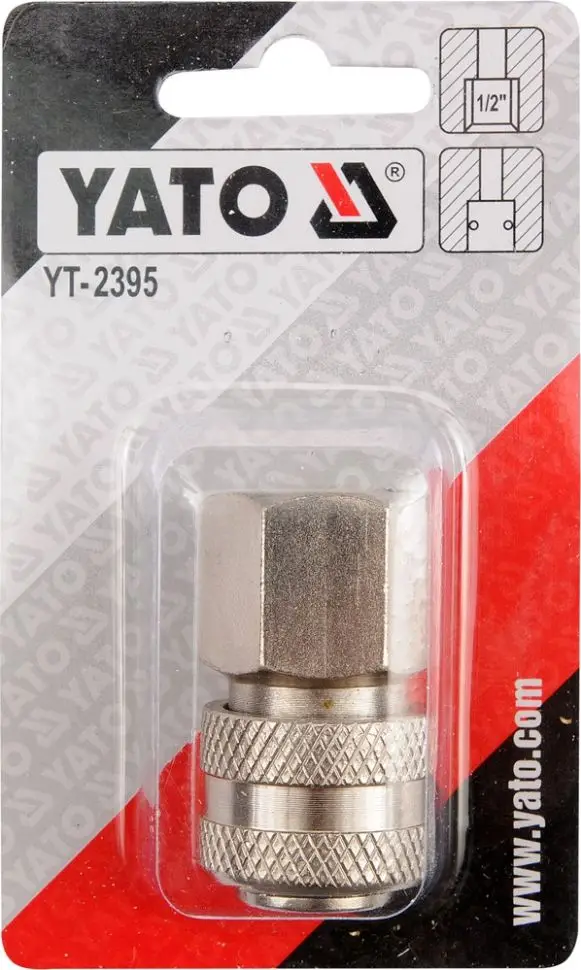 Швидке з'єднання-муфта YATO (YT-2395) 1/2" внутр.